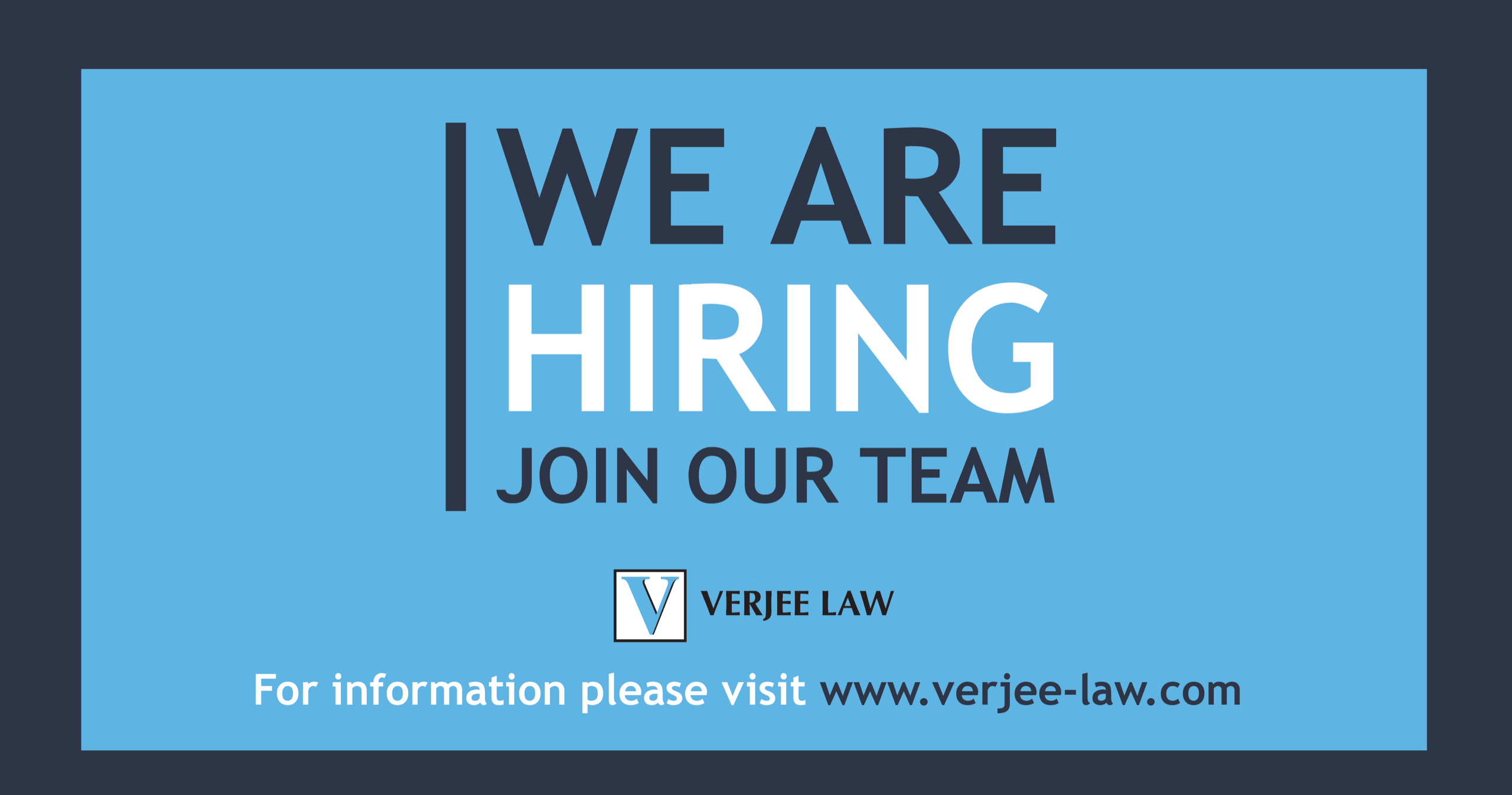We Are Hiring:  Immediate Legal Assistant (2 Positions)