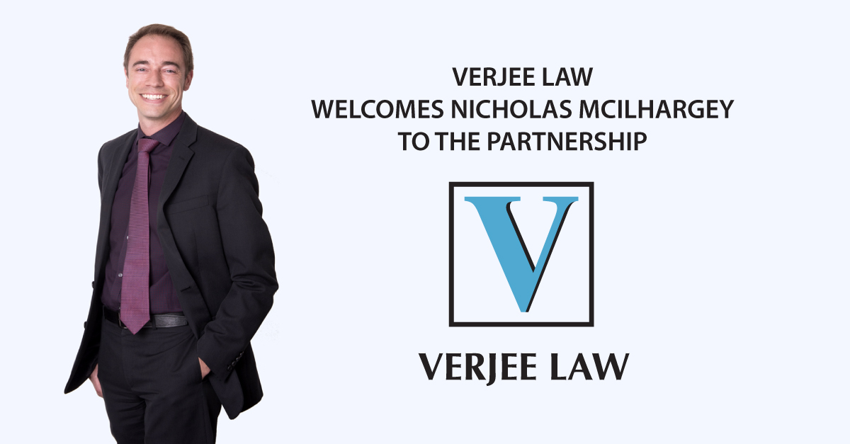 Verjee Law Welcomes New Partner