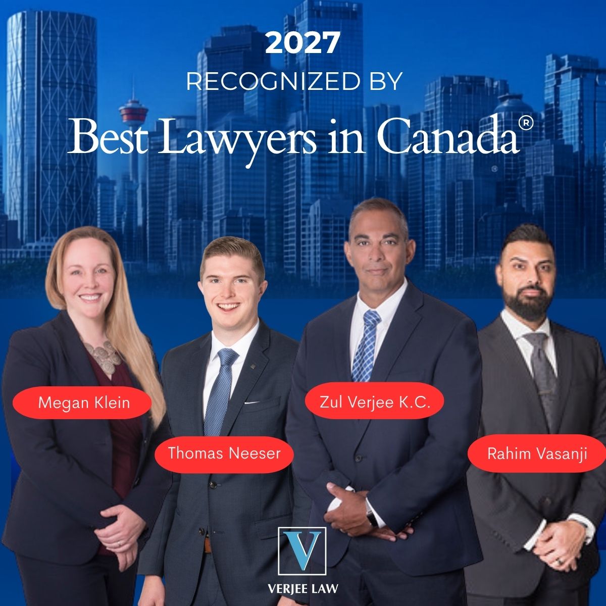 Best Lawyers in Canada 2027